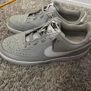 Nike Gray and White Sneakers with Classic Design